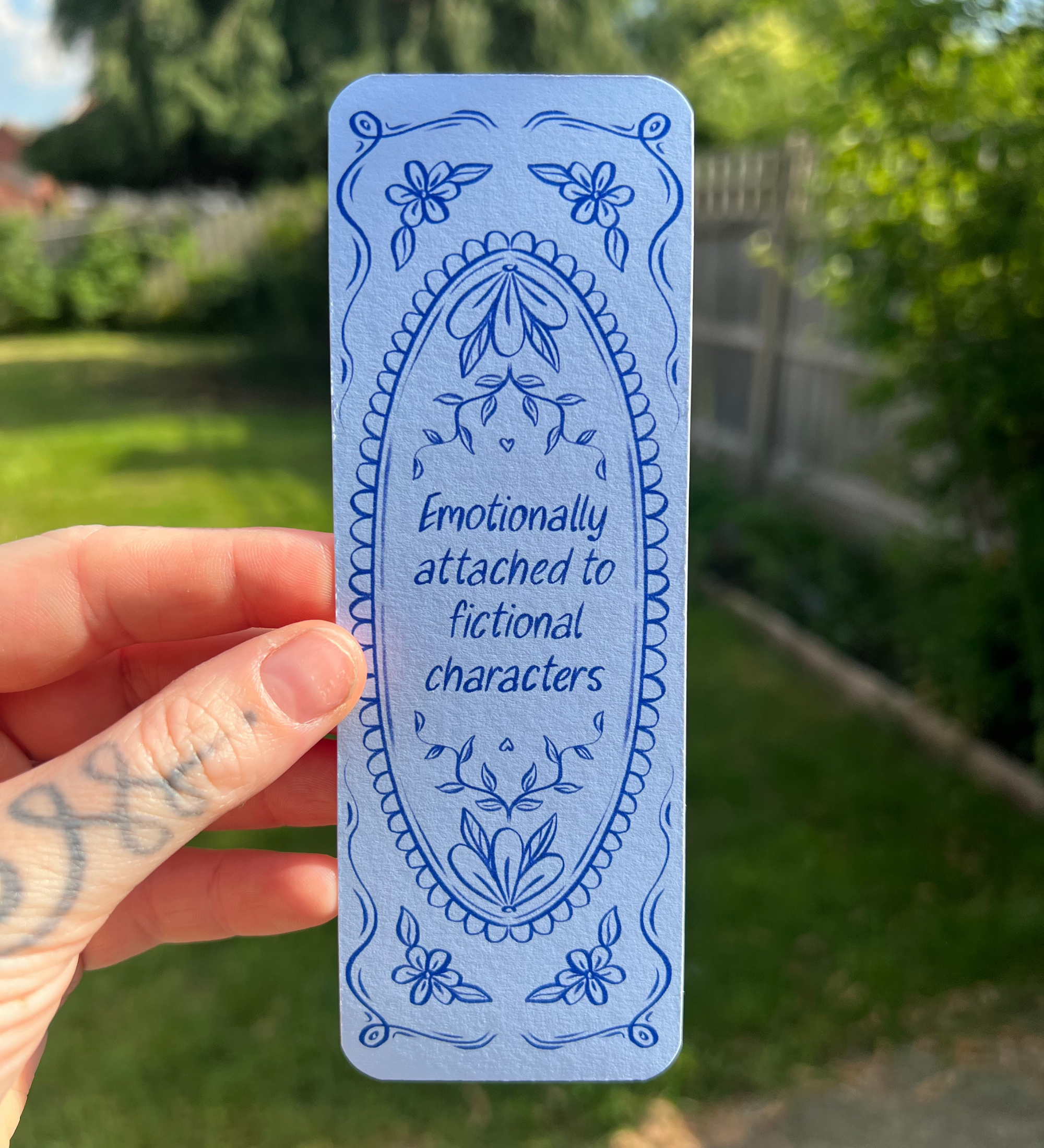 Emotionally Attached To Fictional Characters - Bookmark