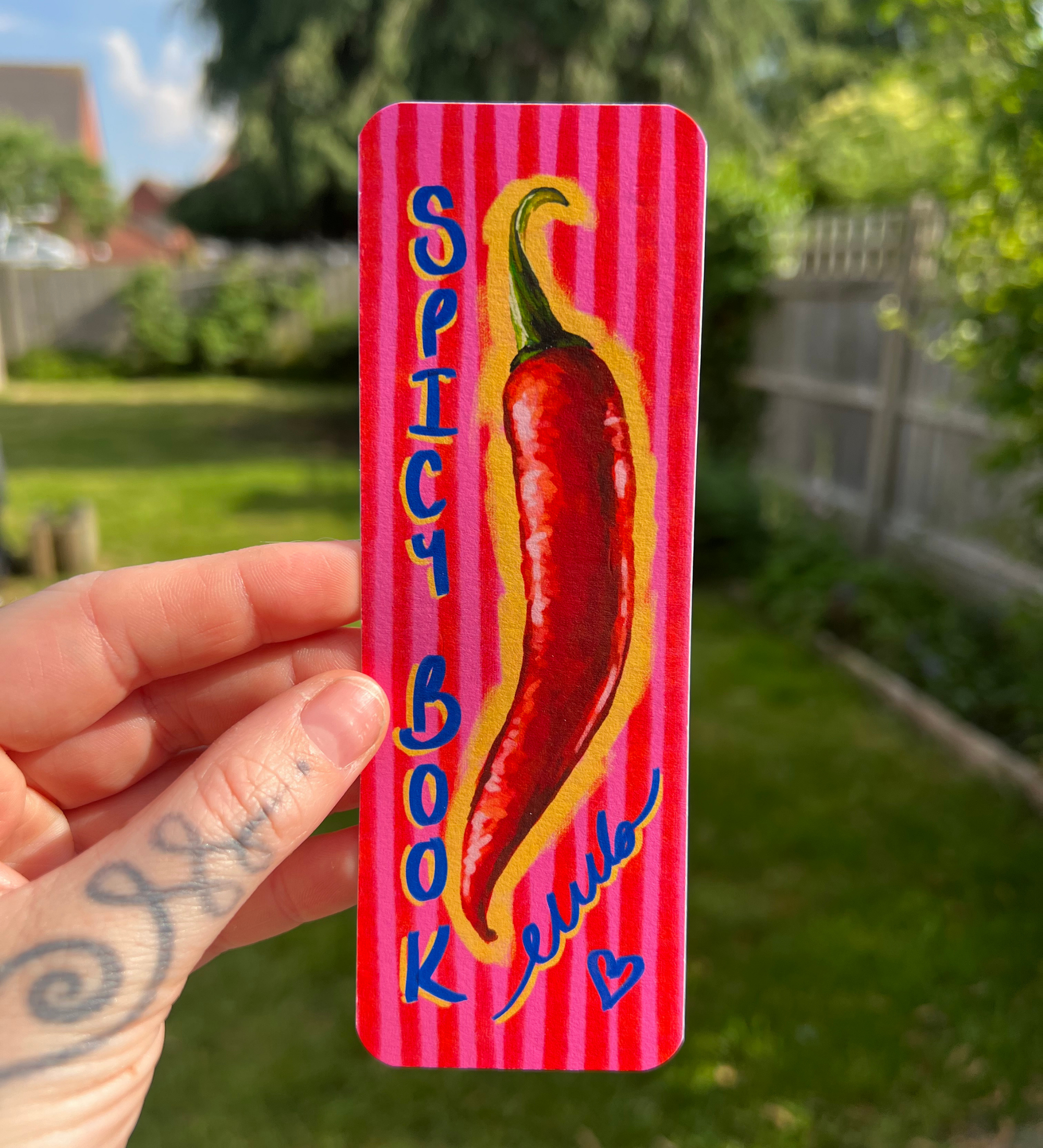 Spicy Book Club - Bookmark