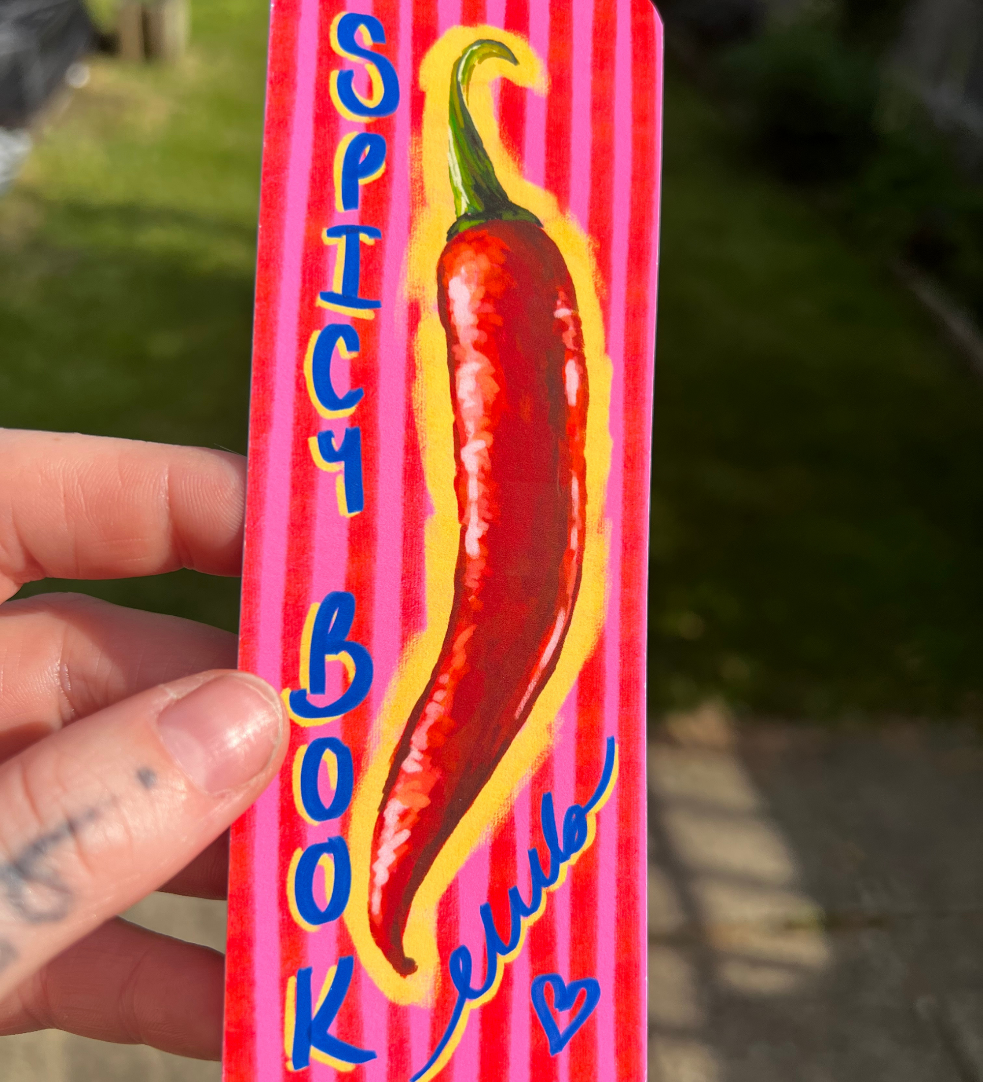Spicy Book Club - Bookmark