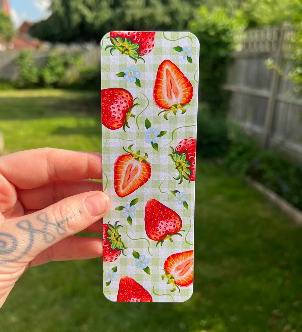 Strawberry Picnic - Bookmark