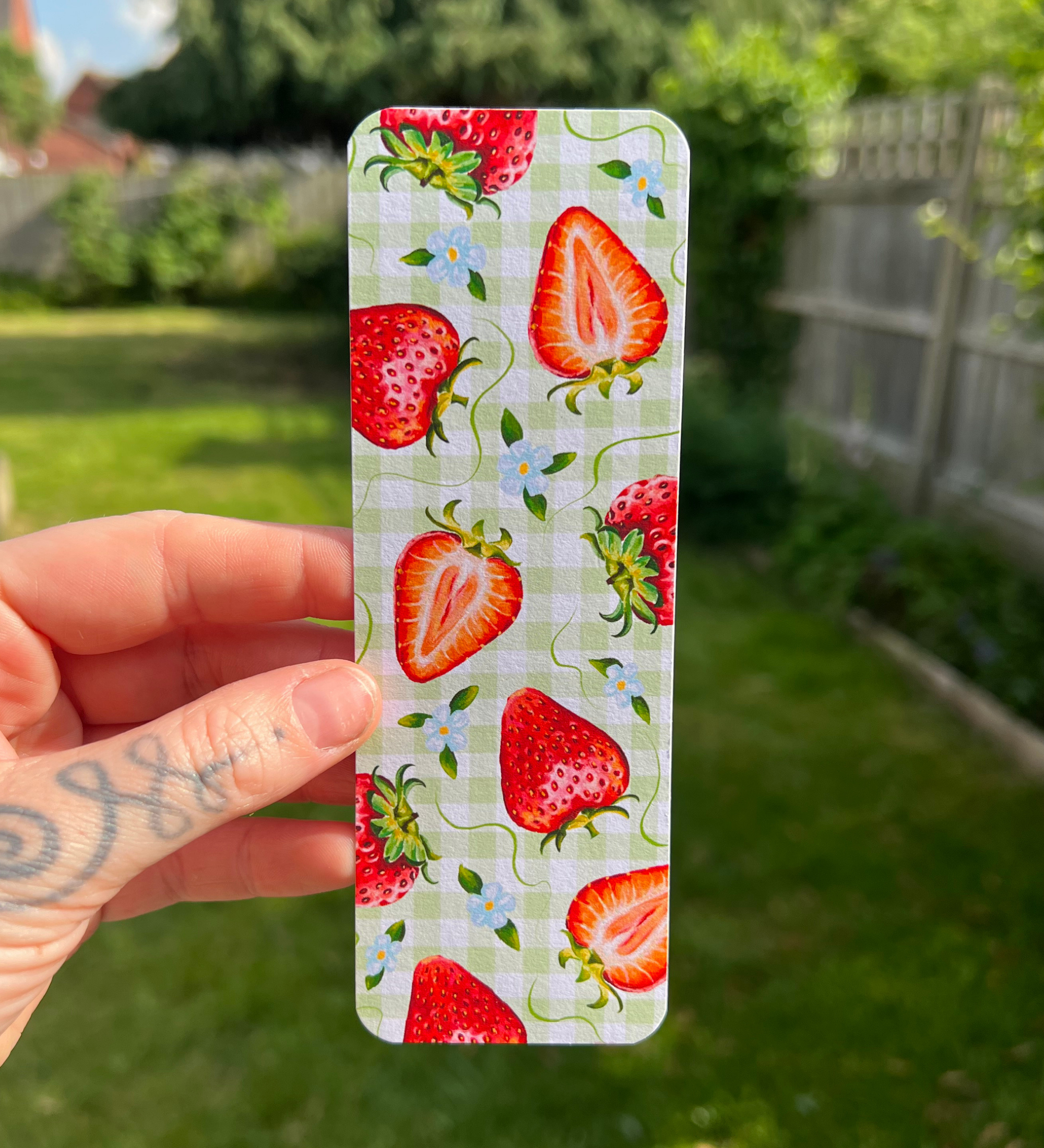 Strawberry Picnic - Bookmark