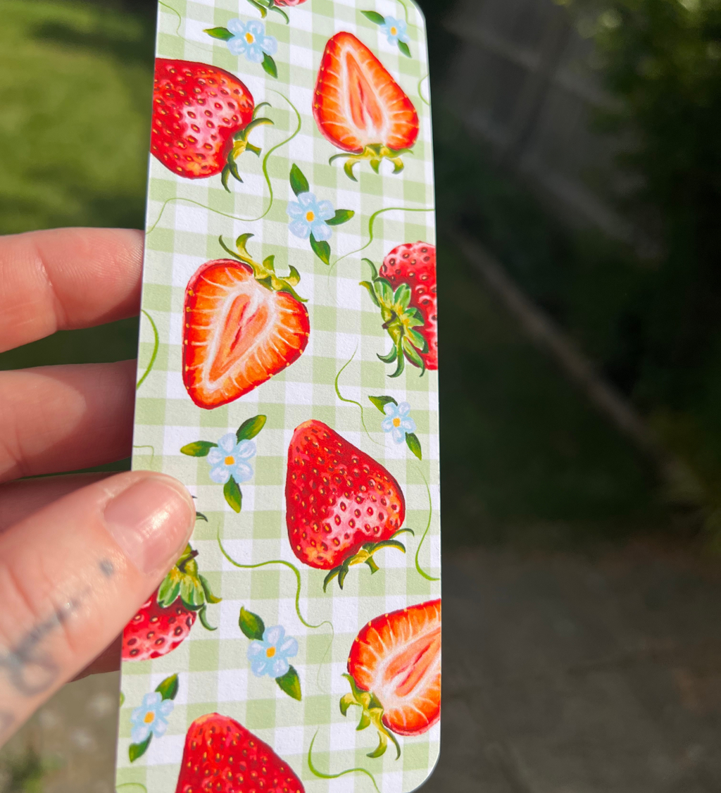 Strawberry Picnic - Bookmark