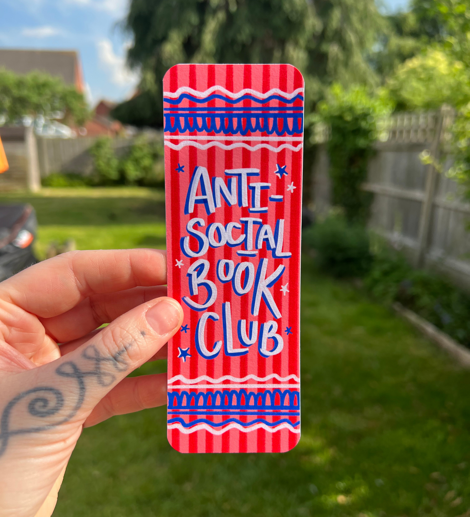 Anti-Social Book Club - Bookmark