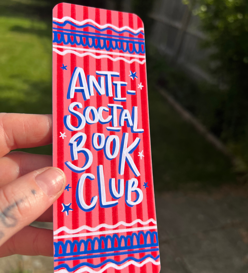 Anti-Social Book Club - Bookmark