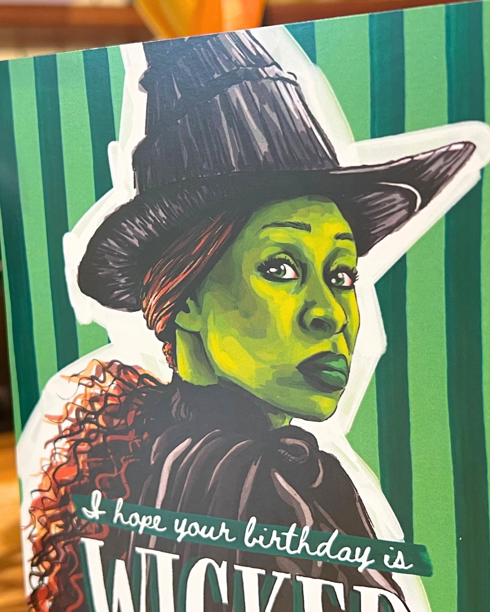Wicked Birthday - Elphaba Card