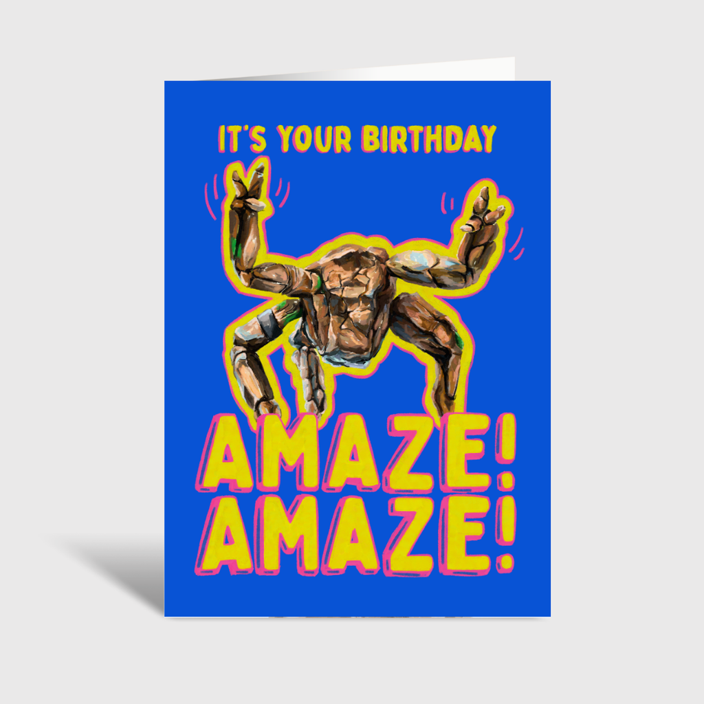 Rocky Birthday - A6 Card