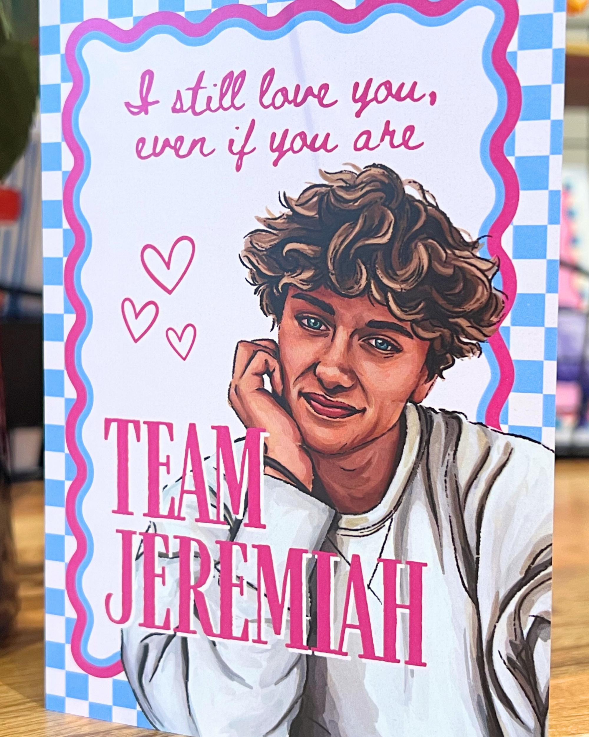Team Jeremiah Friend Card
