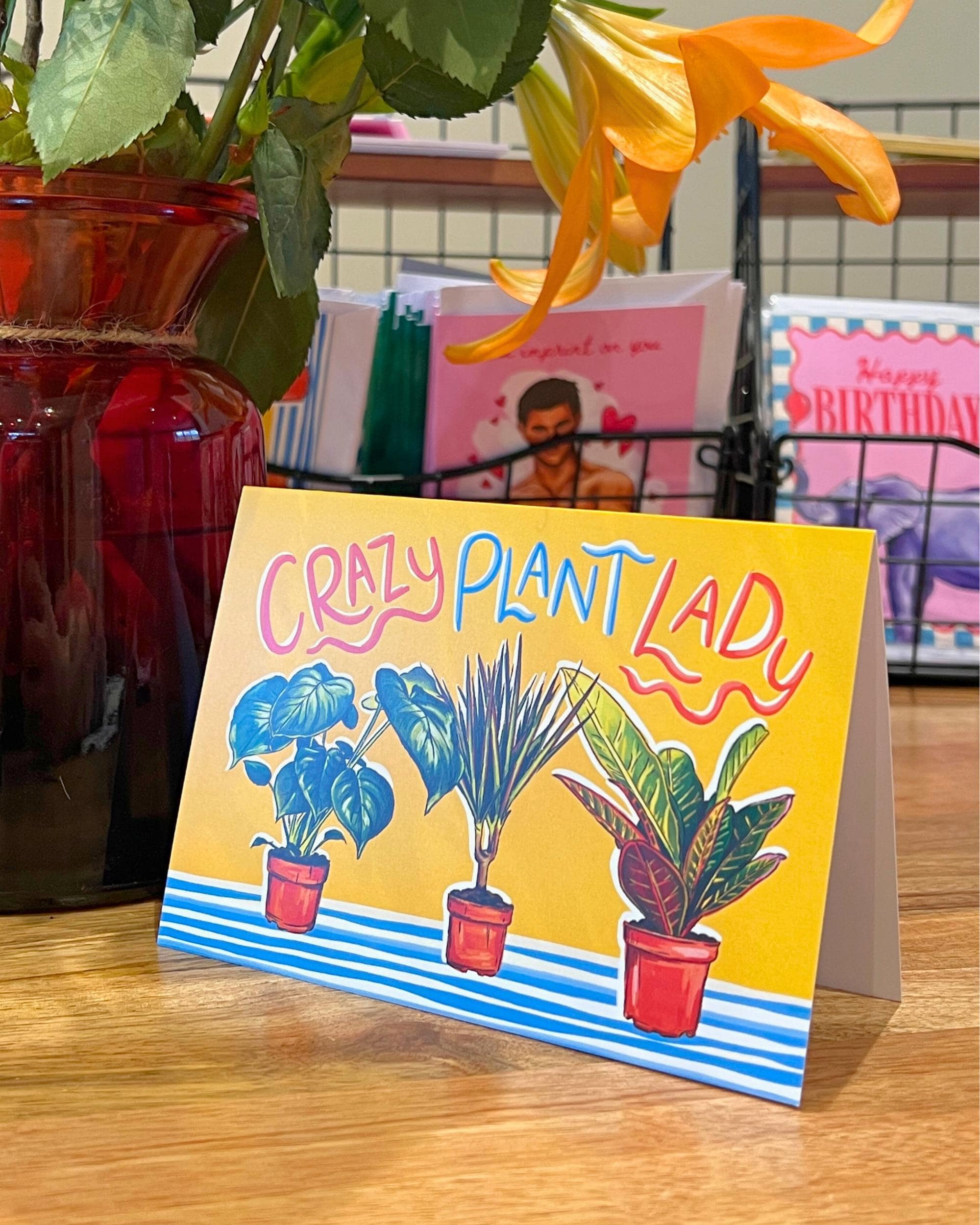 Crazy Plant Lady Card