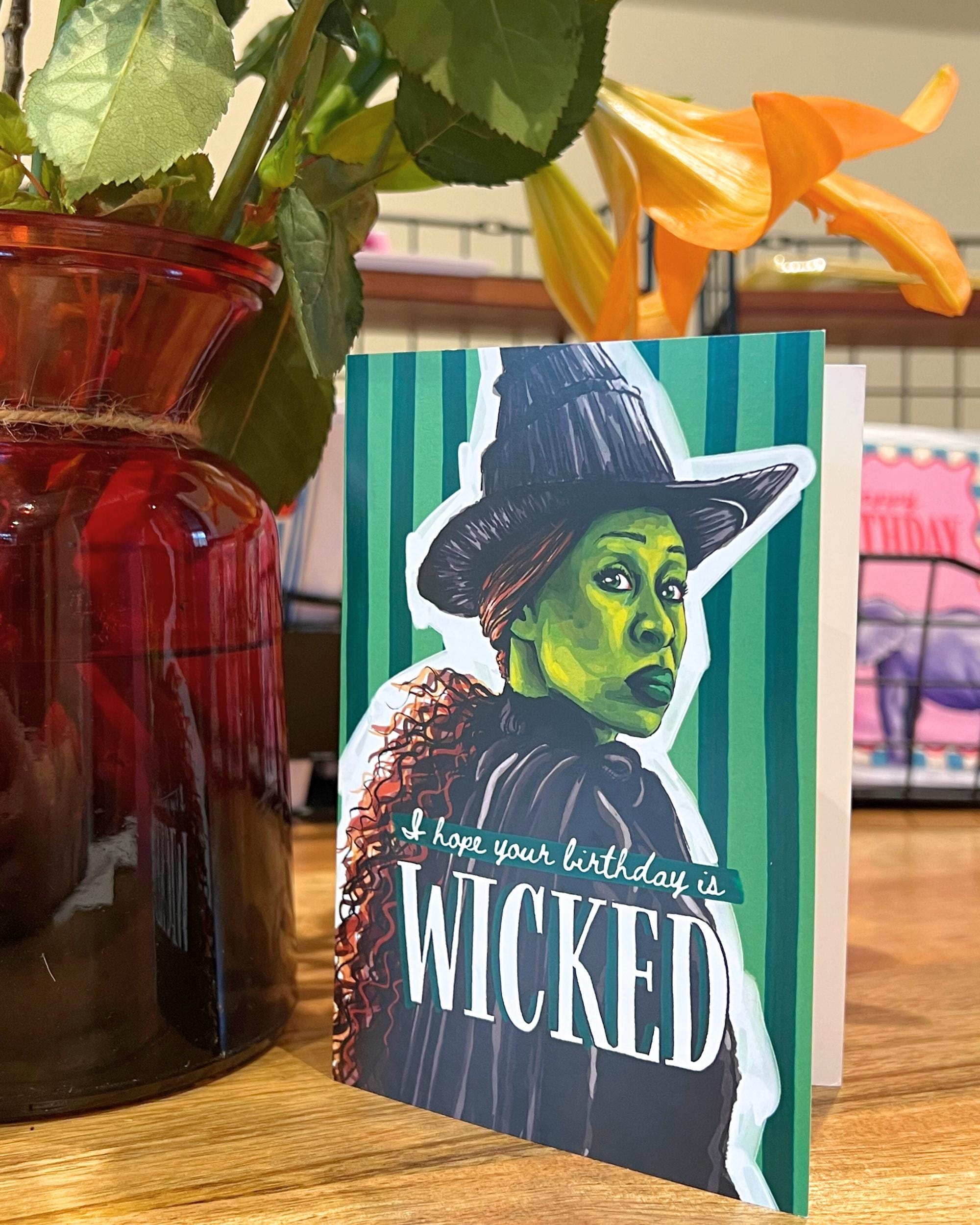 Wicked Birthday - Elphaba Card