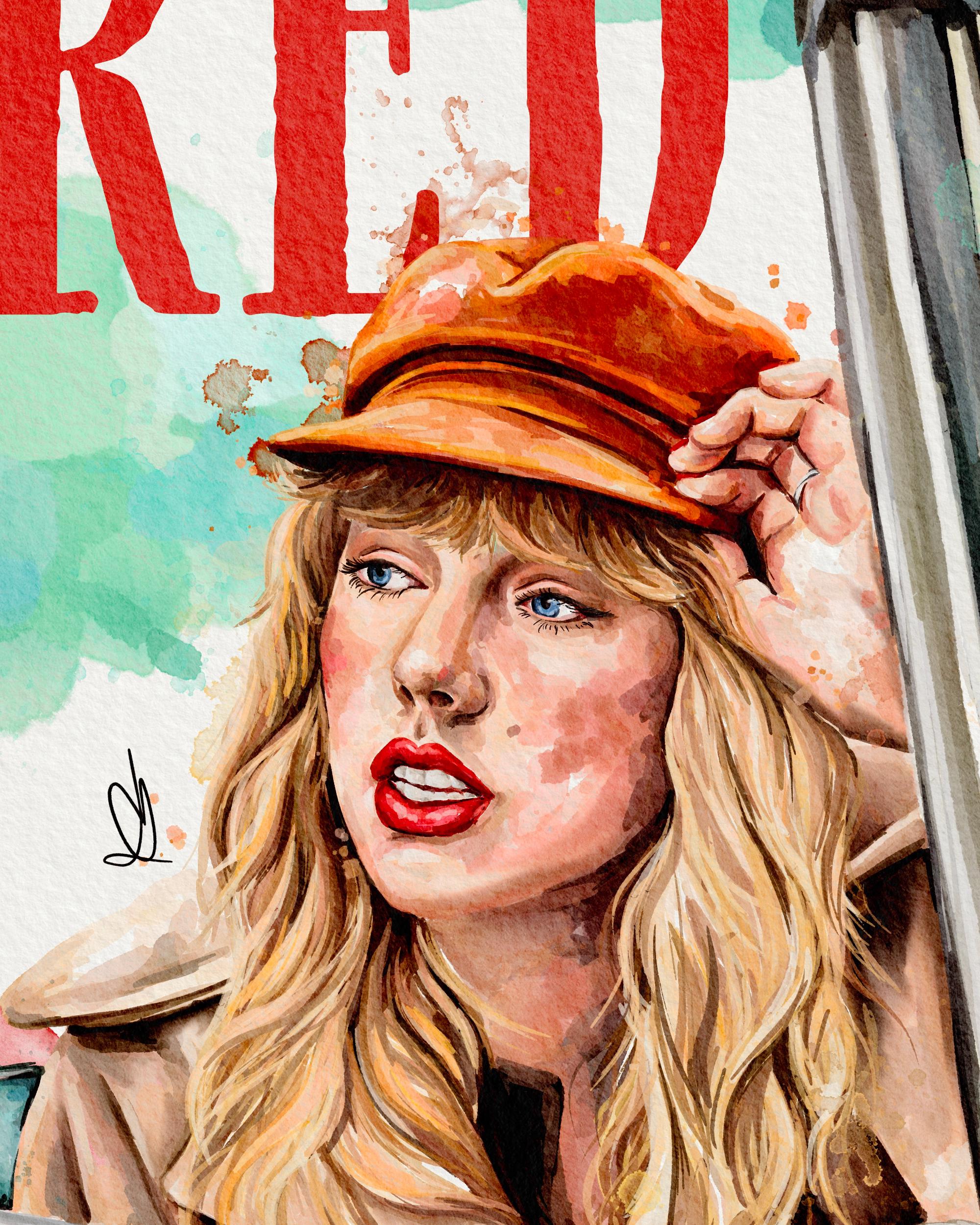 Loving You Is Red - Swiftie Love Card