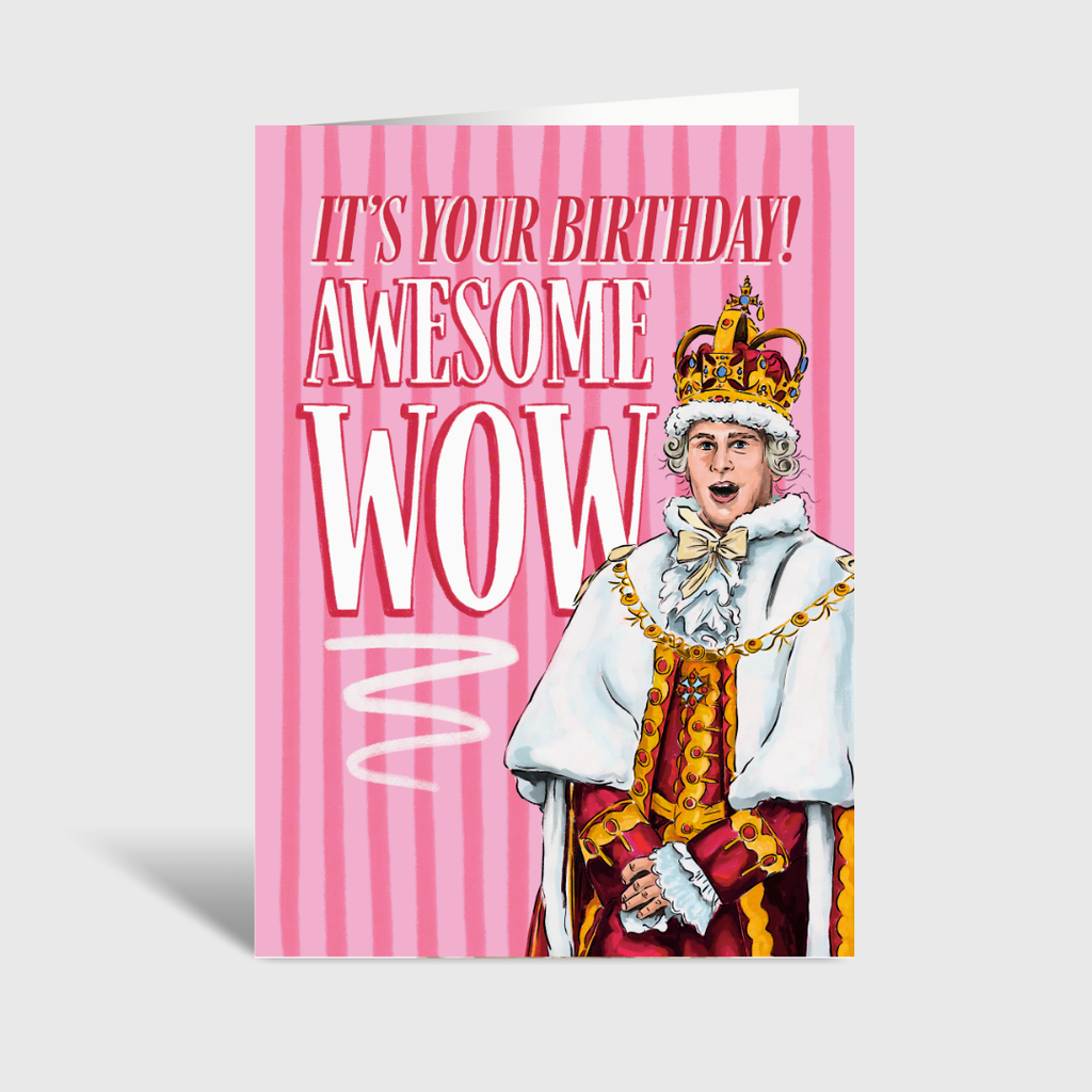 Awesome Wow Birthday - A6 Card