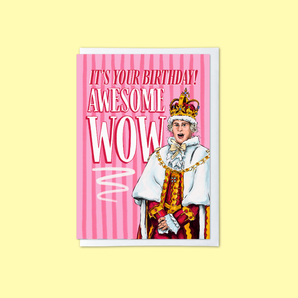 Awesome Wow Birthday - A6 Card