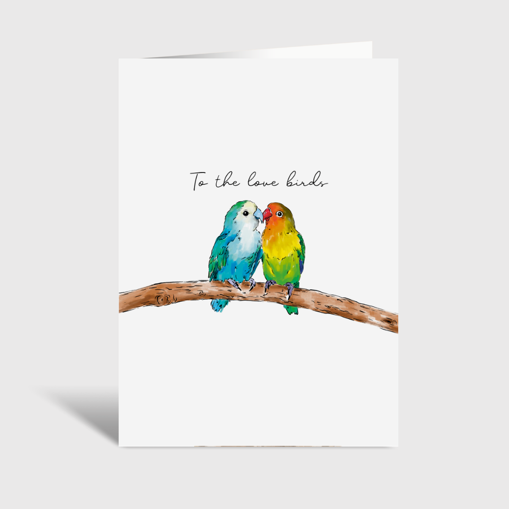 To The Love Birds - A6 Card