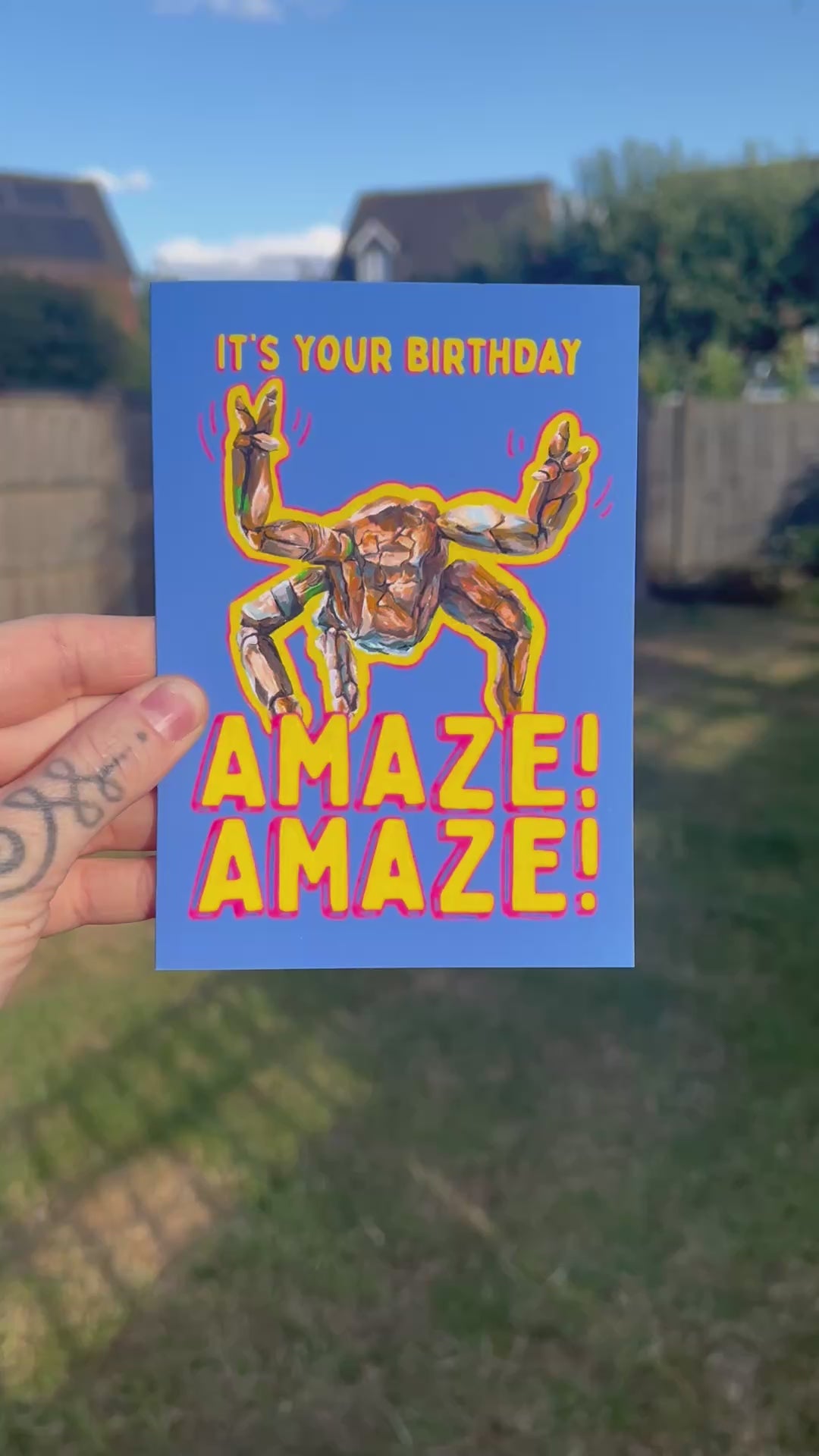 Rocky Birthday - A6 Card