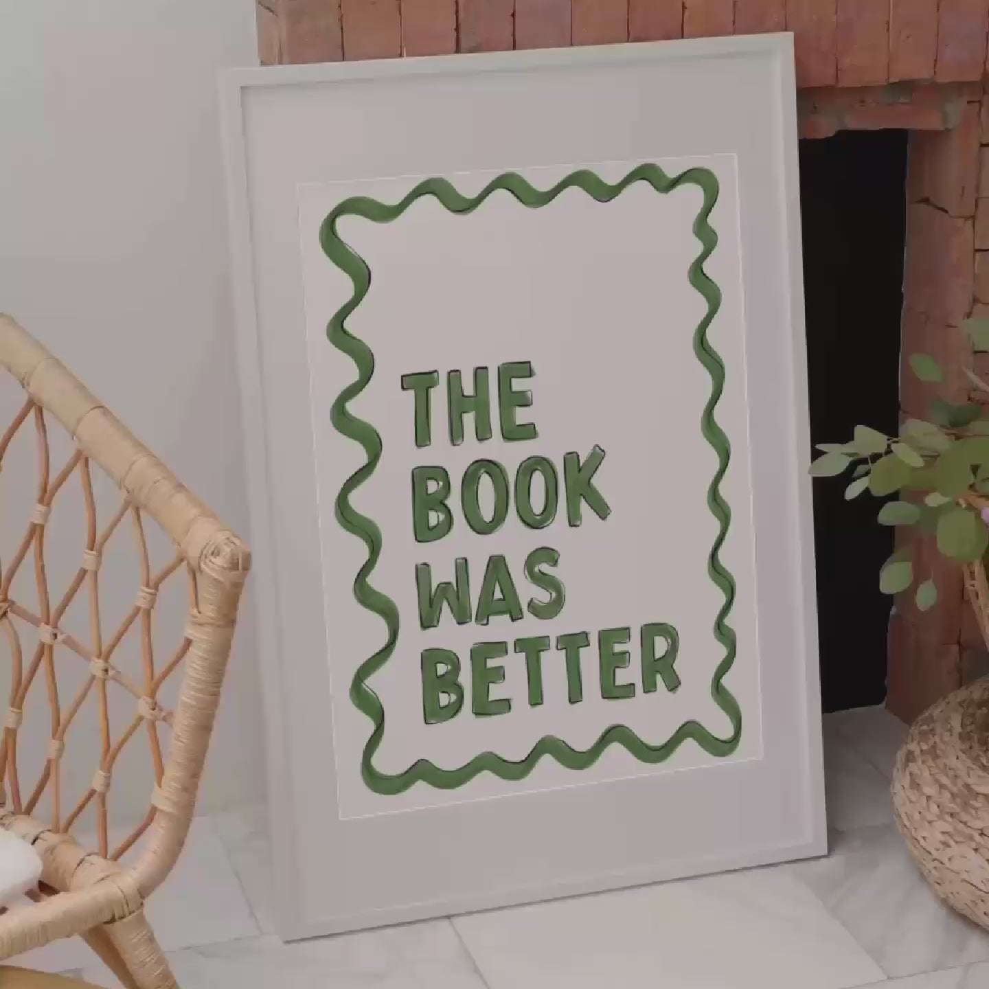 The Book Was Better | Art Print