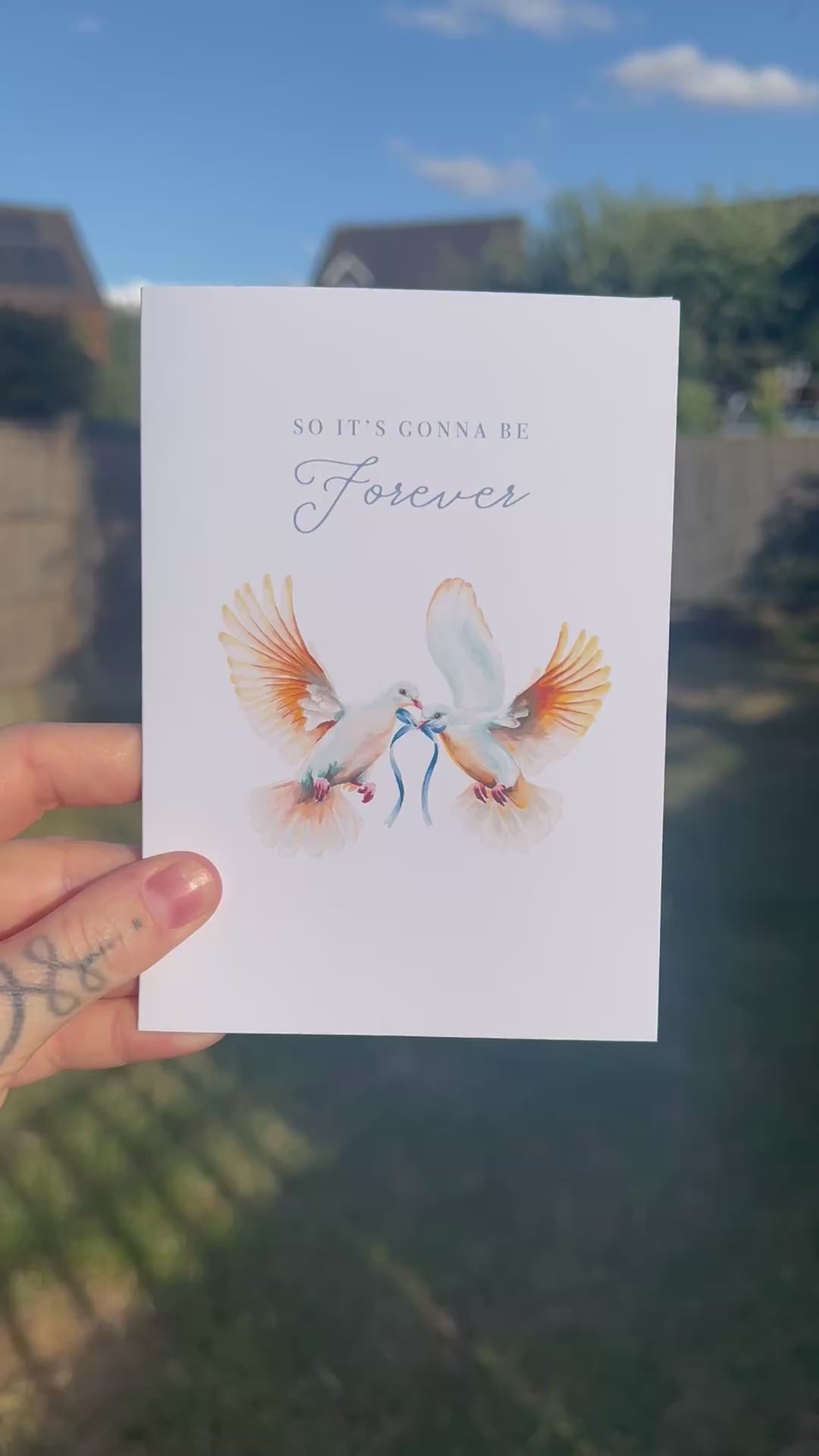 So It's Gonna Be Forever - A6 Card