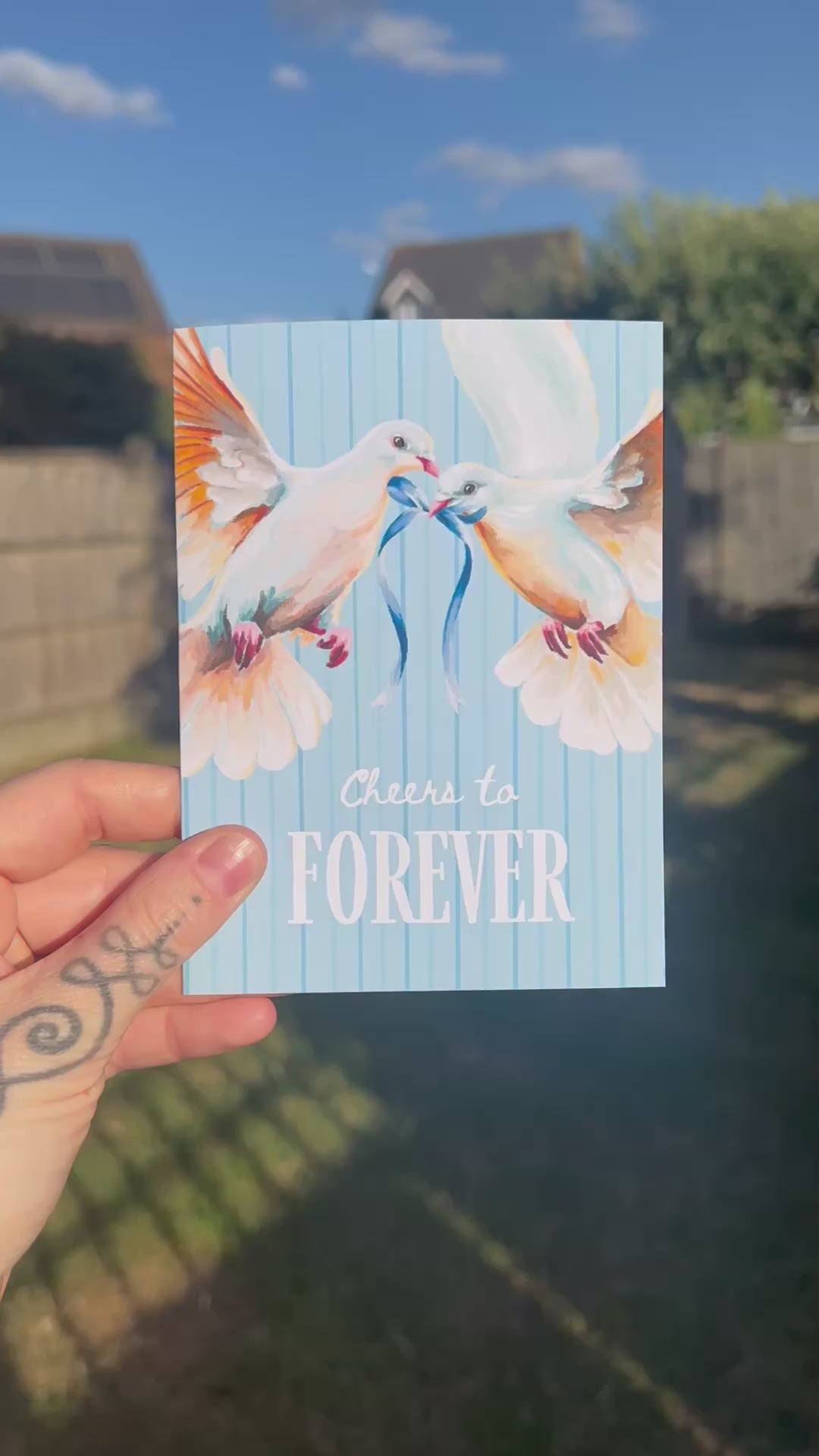Cheers To Forever - A6 Card